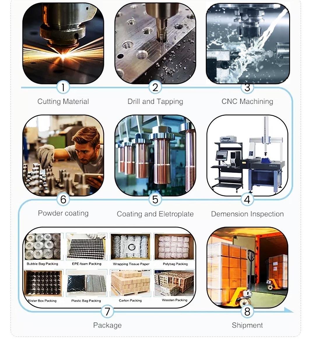 Precision Mechanical Parts Professional Manufacturer Non-Standard Dies Parts Automation Equipment Components CNC Machine Components