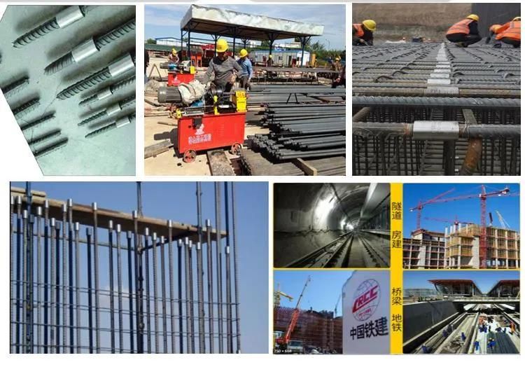 Threaded Mechanical Splice Coupler, Rebar Splicing Coupler, Rolling Parallel Threading Rebar Coupler