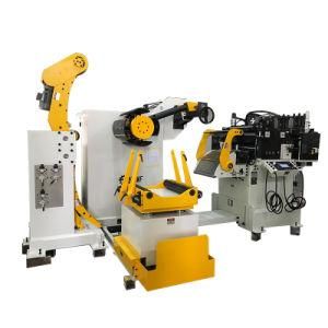 Hydraulic Open Roll Decoiler Straightener and Servo Feeding Machine Wit Cut