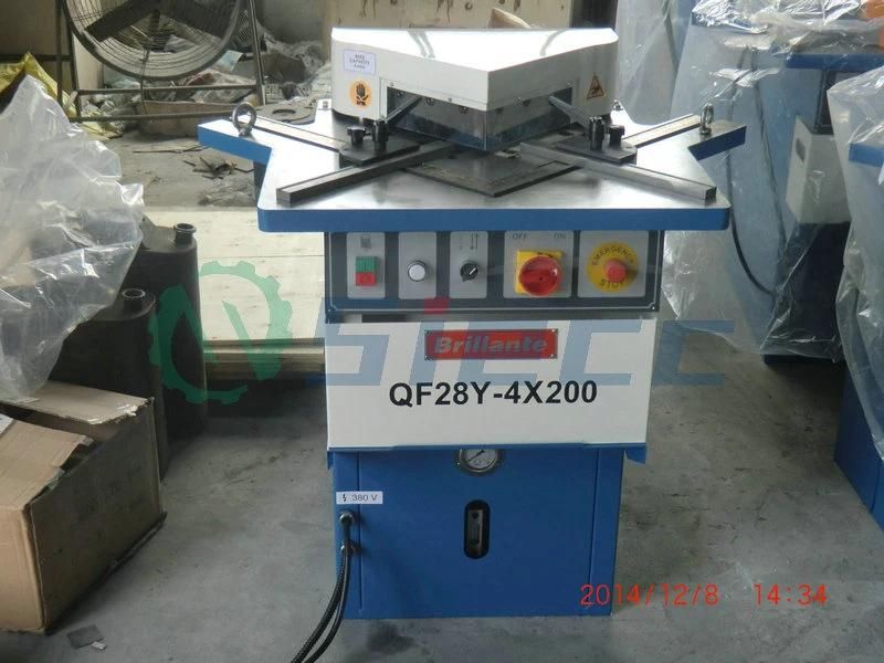 Adjustable Angle Hydraulic V Notching Machine and Stainless Steel Plate Cutting