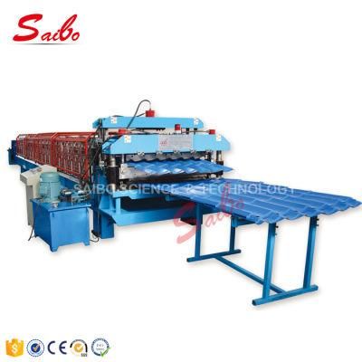 Double Press Mold Steel Tile Forming Machine