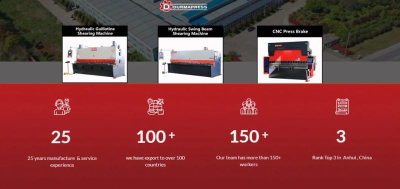 Development Trend QC11 CNC Shearing Machine Price 6*2500 in Stock