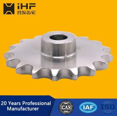 Ihf High Quality Transmission Chain Wheel Sprocket with Standard Roller Linked Chain