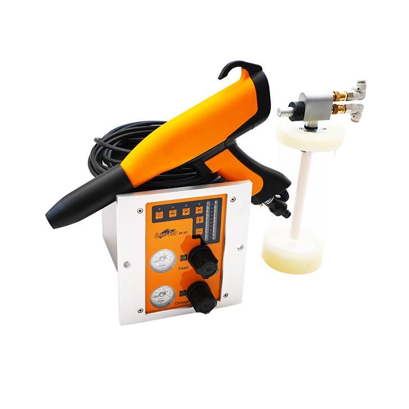 Small Portable Electrostatic Paint Spray Gun Powder Coating Machine