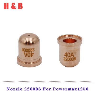 Nozzle 220006 for 1250 Plasma Cutting Torch Consumables 40A