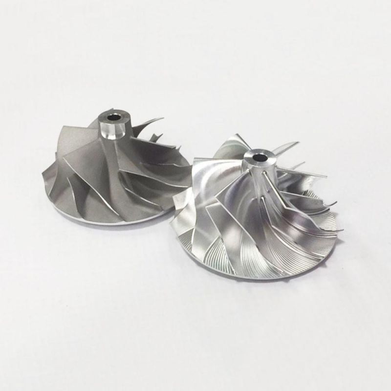 High Precision Machined 5 Axis Complex CNC Machining for Blades Turbo Parts Turbine