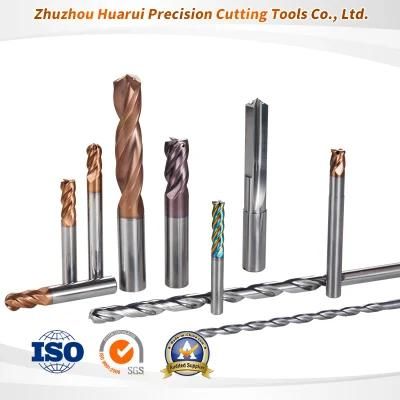 CNC Tungsten Carbide Solid Carbide D4*R0.5*10*D4*50 for Machining Steel Endmill