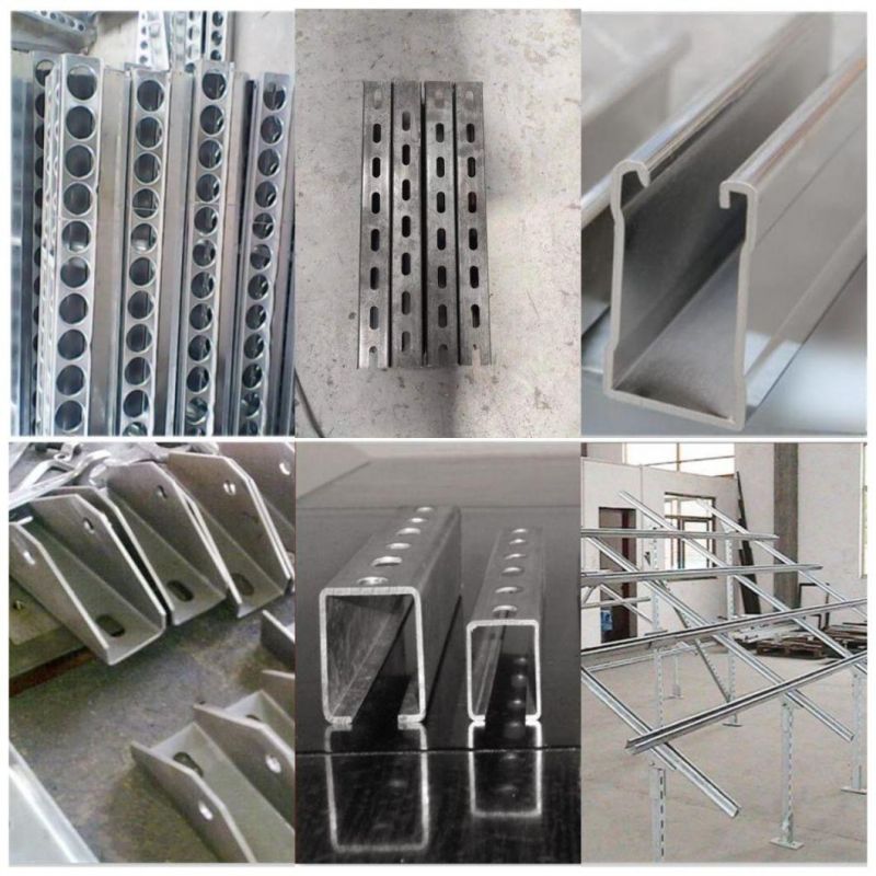 Solar Strut Channel Profile Steel Roll Forming Machine