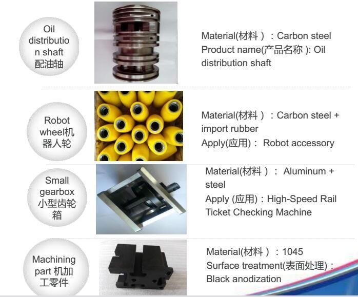 CNC Machine Parts Black Anodization Auto Parts