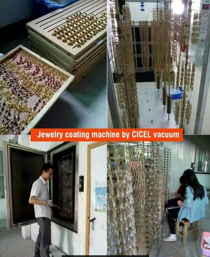 Cczk Jewelry Physical Vapor Deposition (PVD) 18k, 24k Real Gold, Rose Gold Coating Machine, System, Equipment