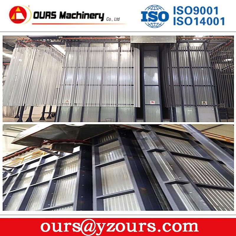 Industrial Automatic Powder Coating Line for Aluminium Profiles