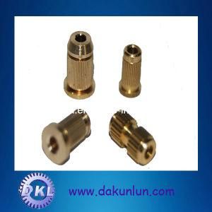 Auto Lathe Parts Made of Copper Apply in Electric Motor Shaft