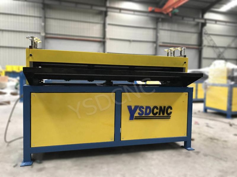 G1.2*1300 HVAC Duct Galvanized Sheet Metal Five Line Electric Square Duct Beader Beading Forming Machine