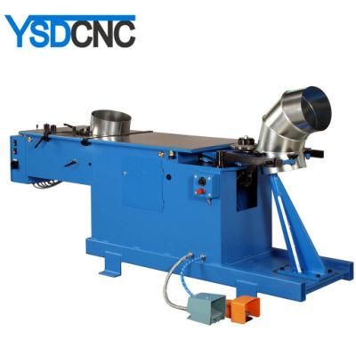 Galvanized Steel Electric HVAC Air Circular Tube Elbow Nip Machine