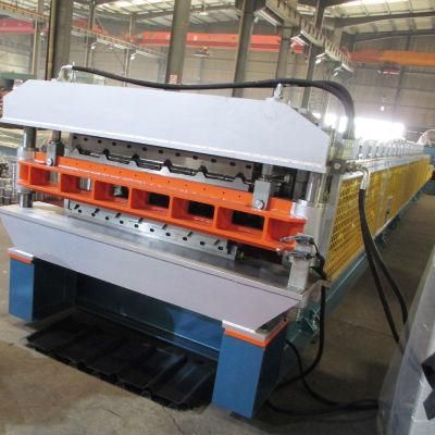 Roof Use Trapezoidal Profile Steel Roofing Sheet Roof Making Price Steel Double Layer Roll Forming Machine