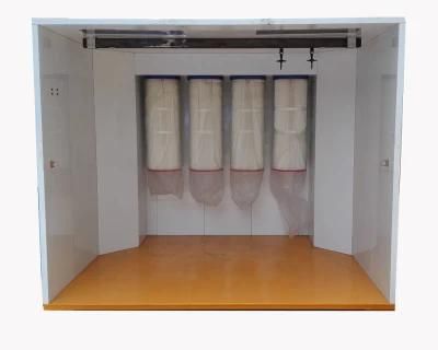 Fast Color Change Powder Coating Spray Paint Booth