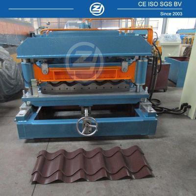 Hot Sale Full Automatic Arch New Condition Glazed Roof Panel Step Tile Cold Bending Roll Forming Machine Production Line Factory Price
