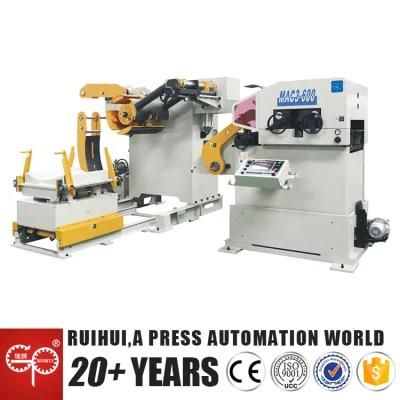 3-in-1 Nc Servo Roll Feeder / Servo Coil Straightening /Servo Decoiler Machine (MAC3-600)