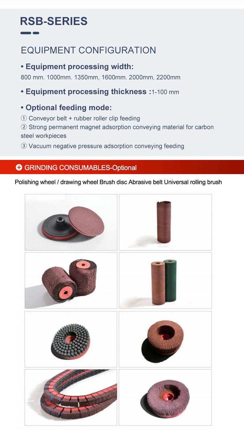 Suitable for Sheet Metal Chamfering Deburring Brushed Surface Machine
