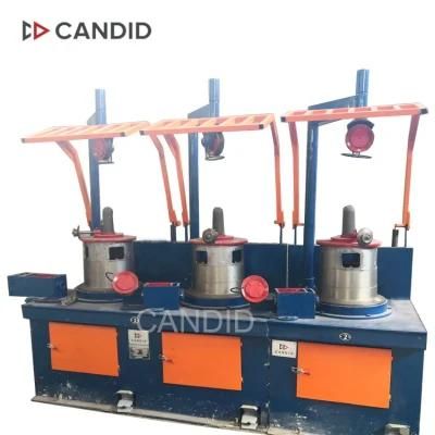 Low Carbon Steel Wire Wheel Type Wire Drawing Machine with Outlet Diameter 2.6-0.8mm
