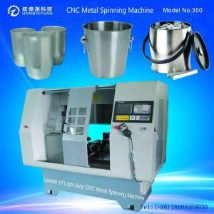 Mini Automatic CNC Metal Spinning Machine for Stainless Steel Pot (Light-duty 350B-27)