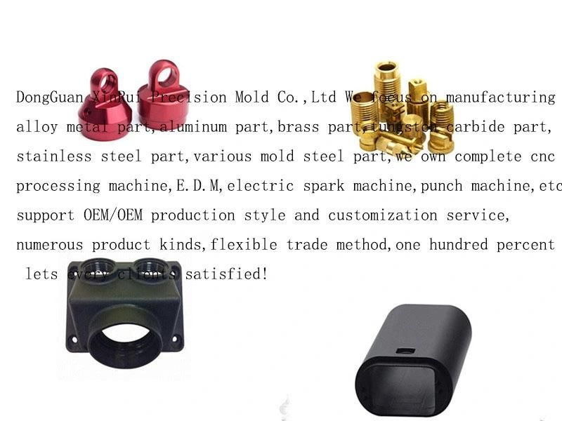 Custom Manufacturer Stainless Steel Alloy Mold Steel Hard Anodizing CNC Milling Parts
