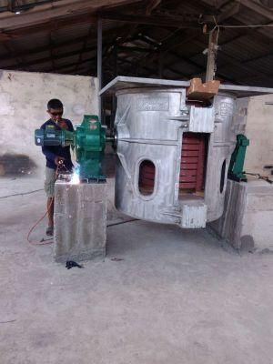 Aluminum Angle and Cans Induction Melting Furnace