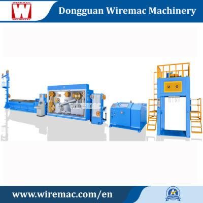 Easy to Operate PLC Control Aluminum Rod Breakdown Machine with Automatic Coiler