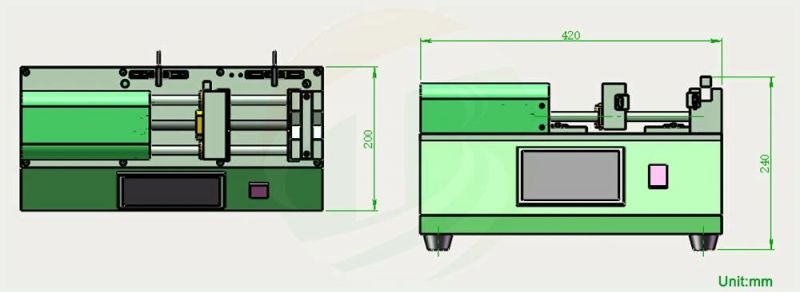 Tob Battery Lab Coater Laminator Piston Pump Feeding Device for Lab Slot Die Coater