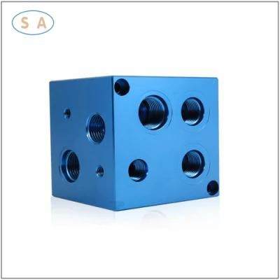OEM High Precision Aluminum CNC Machining Hydraulic Block