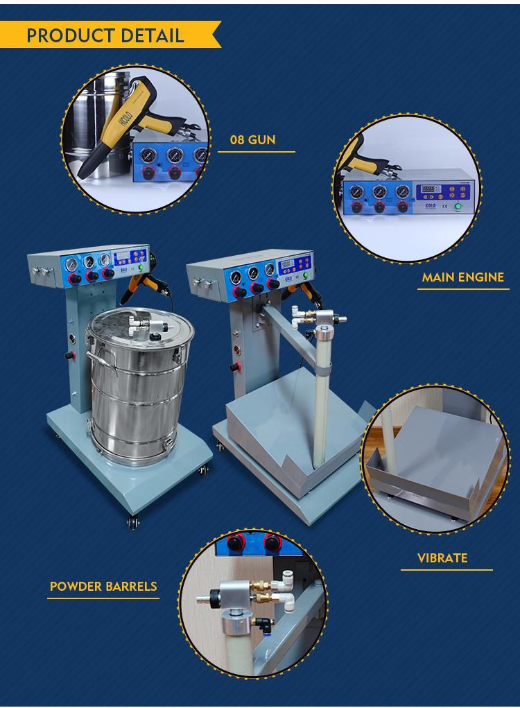 Portable Pulse Function Powder Coating Gun