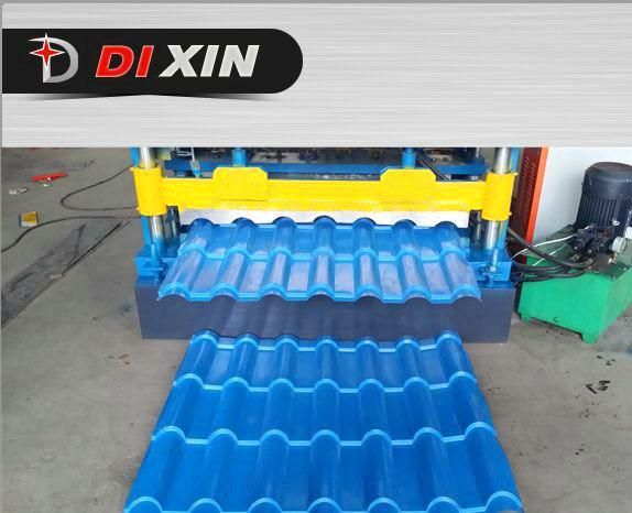 Color Steel Roof Sheet Roll Forming Machine with Perfect Surface