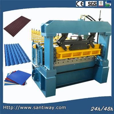 Trapezoid Roofing Sheet Roll Forming Machine