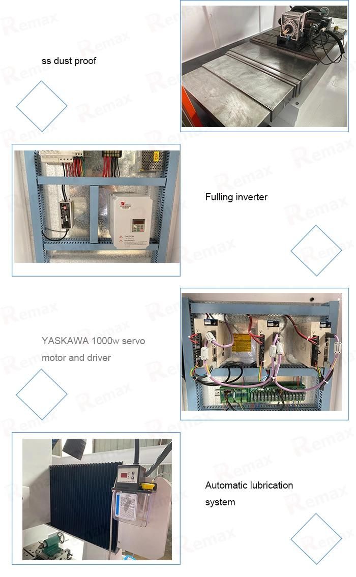 Heavy Frame 6080 4 Axis CNC Milling Machine for Metal