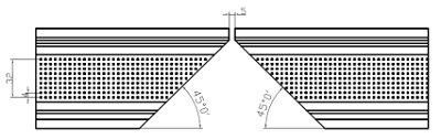 Roll Forming Machine for Tophat Profile with Angle Cut