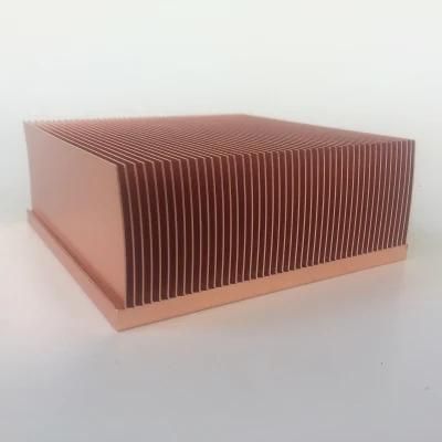 Skived Fin Heat Sink for Svg and Apf and Welding Equipment and Power and Charging Pile and Inverter