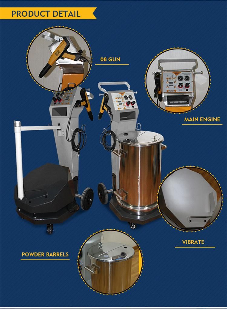 Manual Box Feed Powder Coating Kit System Cl-800d-B