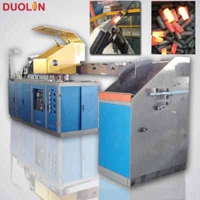 Carbon Steel Billet Automatic Feeding and Delivery Metal Low Frequency Induction Hot Heating Machine