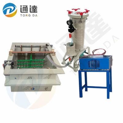 Manually Electroplating Nickel Chrome Mini Plating Equipment Copper Plating Plant