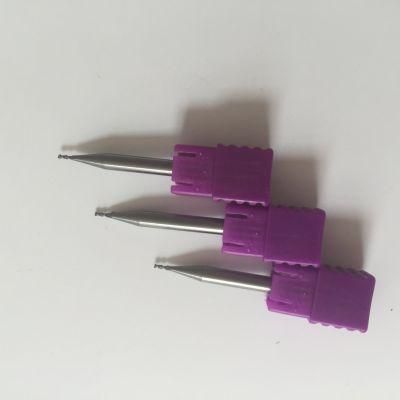 Outlet Uncoated 2 Flutes Carbide Micro CNC Machine Tool