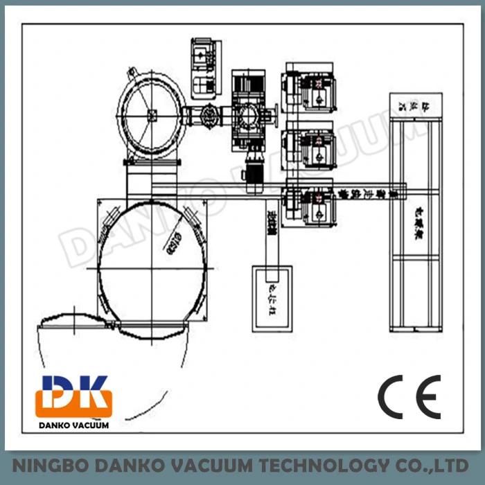 Superior PVD Colorful Titania Film Nano Coating Machine for Cutting Tool