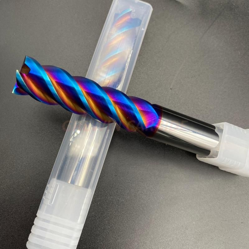 Grewin-D10mm*100mm HRC65 4 Flutes Tungsten Carbide Flat End Mill
