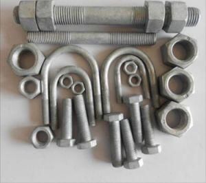 Hex Head Bolt with Nut and Washer/T Head Bolt/Flange Bolt/Anchor Bolt/U-Bolt/Wedge Anchor Bolt DIN933 Full Thread DIN931 Half Thread