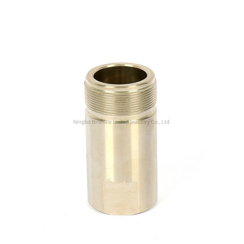 Brass Hex Female Male Thread Adapter Socket Nipple Pipeline Fitting