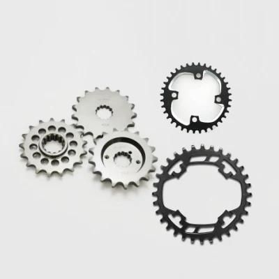 Custom 45 Steel 40cr 20cr Carbon Steel Motorcycle Bicycle OEM Chain Gear