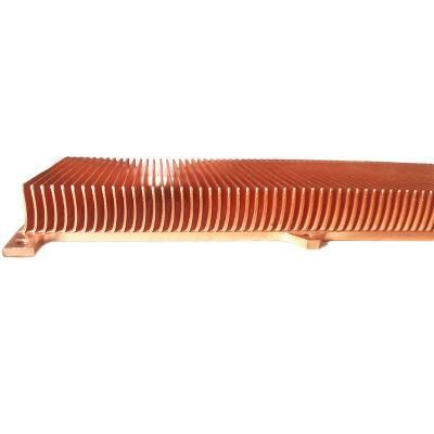Manufacturer of Skived Fin Heat Sink for Welding Equipment and Apf and Svg and Power and Inverter and Charging Pile