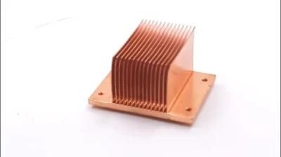 Copper Skived Fin Heat Sink for Inverter and Electronics and Svg and Power and Apf