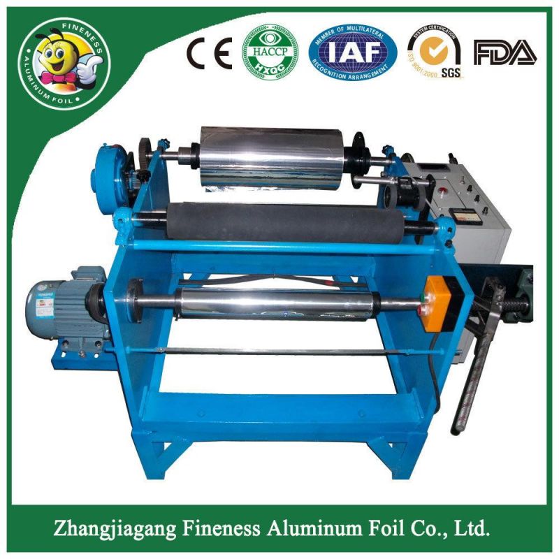 Semi-Automatic Aluminum Foil Rewinding Machine