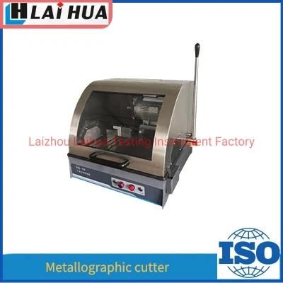 Metallographic Sample Preparation Cutting Machine with Water Cooling System, Sample Cutter with Water Tank, Sample Preparation Metal Saw