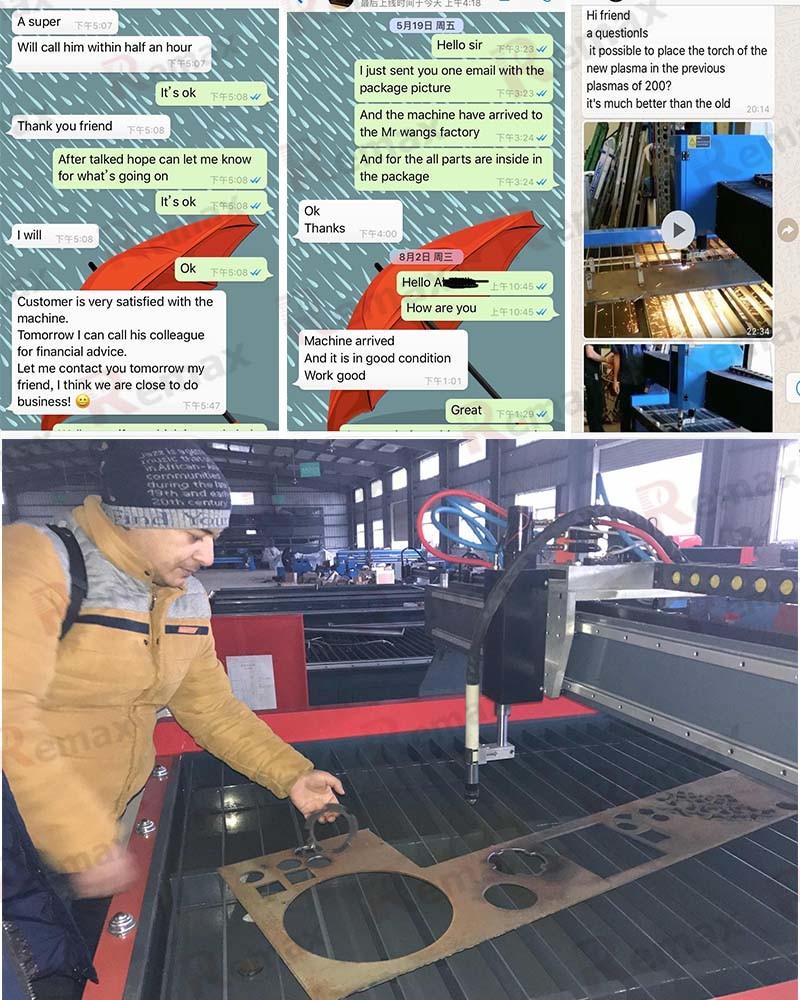 1530/1325 CNC Plasma Cutting Machine for Metal Cutting with Lgk Hpertherm Power